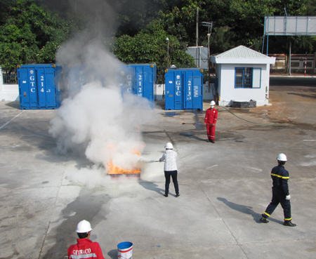 Tập huấn công tác phòng cháy và chữa cháy năm 2014