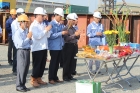 Lễ khởi công thi công hạng mục “Khối bê tông gia trọng” của công trình “Sửa chữa, nâng cấp công trình P5, P6 trên vùng đặc quyền kinh tế và thềm lục địa Việt Nam”